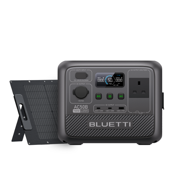 AC50B+120W | 700W 448Wh | 120W Solar Kit