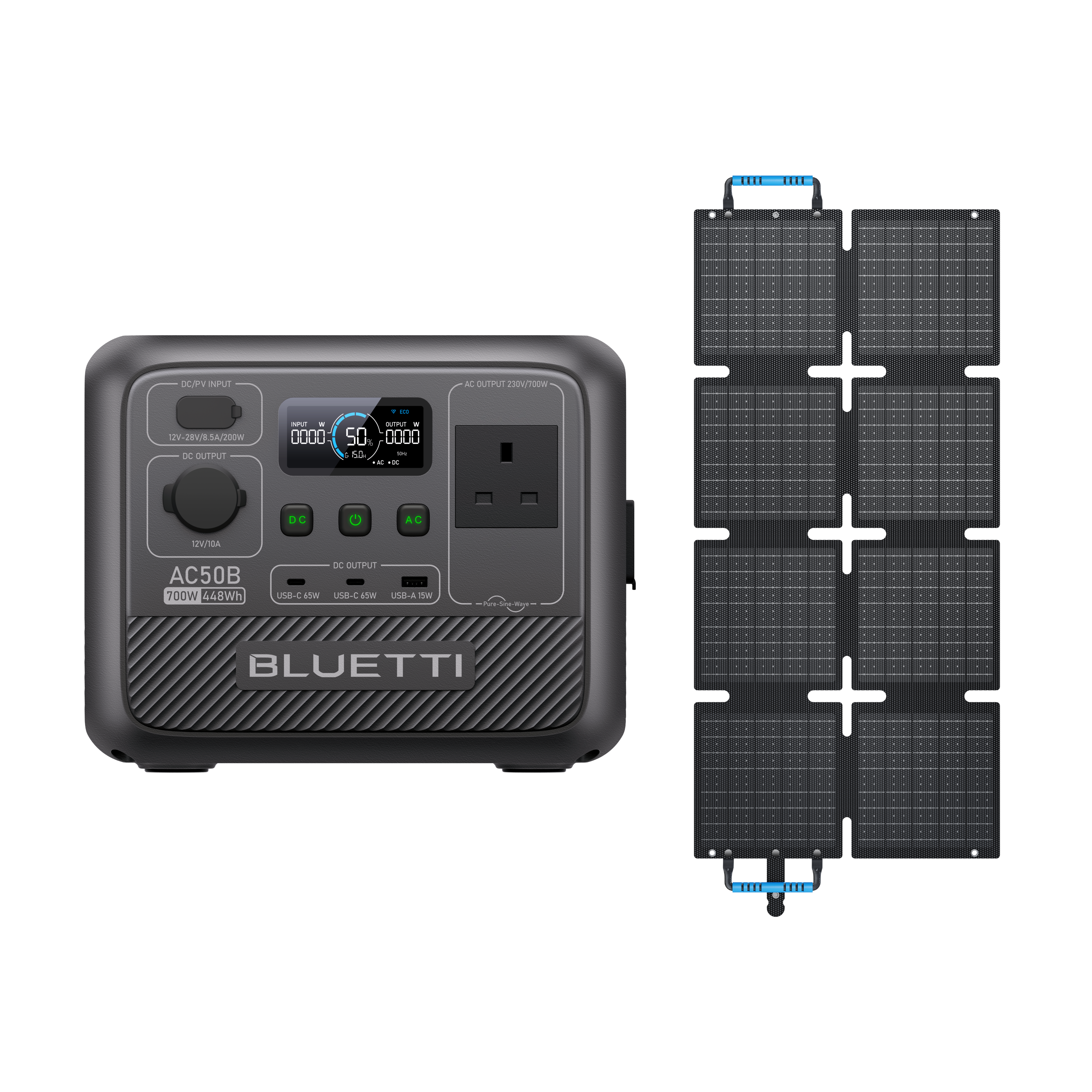 BLUETTI AC50B Portable Power Station | 700W 448Wh
