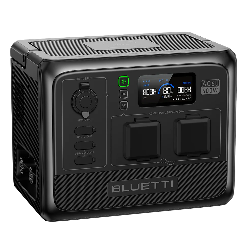 BLUETTI AC60/P Portable Power Station | 600W 403/504Wh