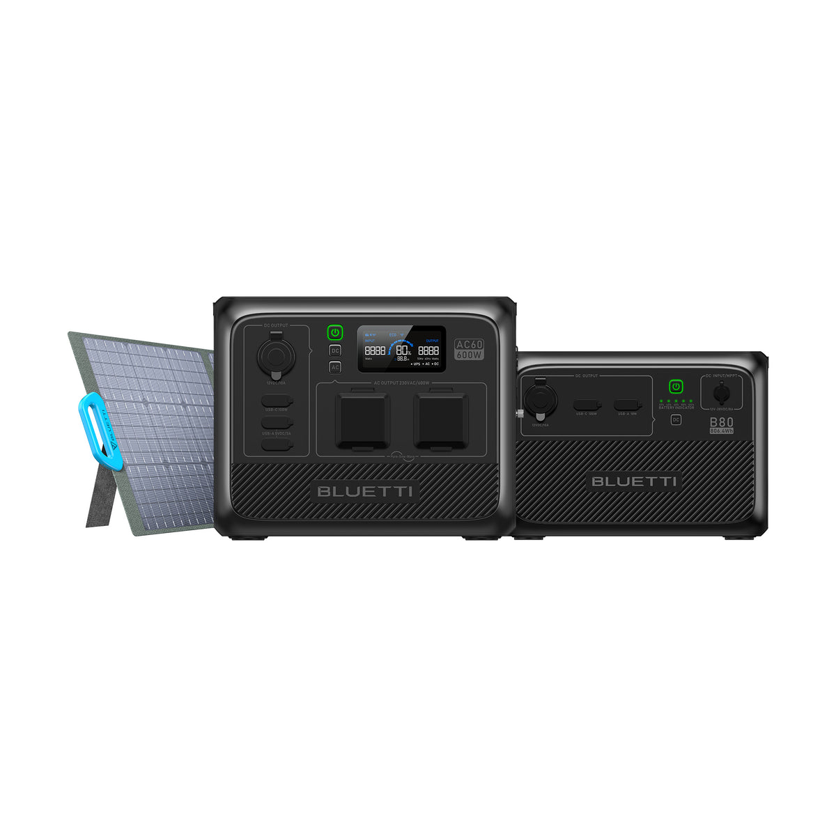 BLUETTI AC60+SP120L Solar Generator Kit