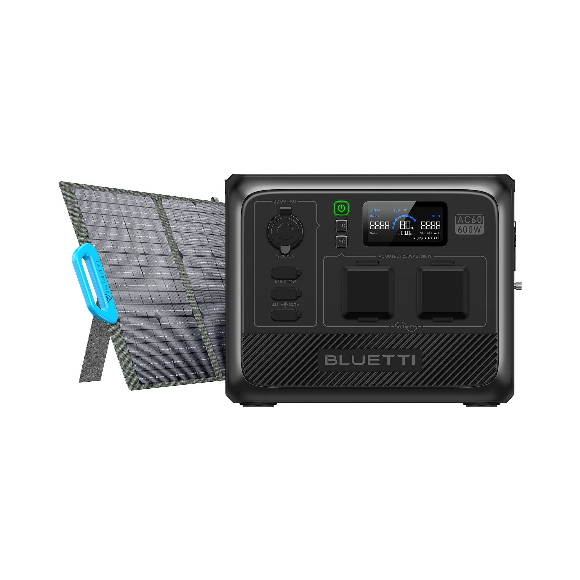 BLUETTI AC60/P Portable Power Station | 600W 403/504Wh