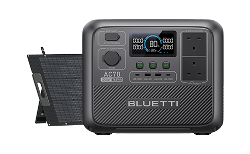 AC70 + 200 W | 768 Wh Capacity | 200 W Solar Panel