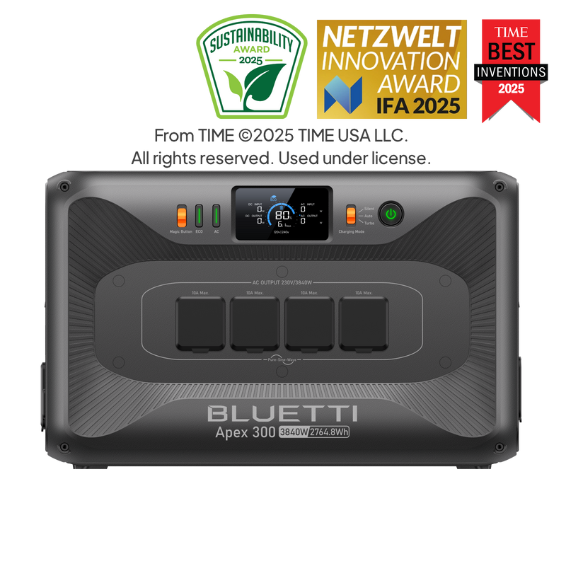 BLUETTI Apex 300 Versatile Power Station | 2,764.8Wh 3,840W