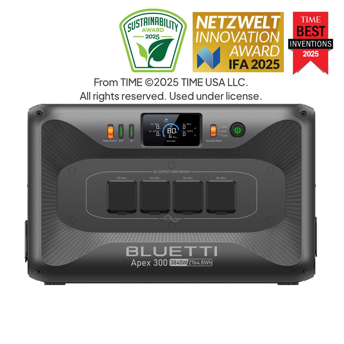 BLUETTI Apex 300 Versatile Power Station | 2,764.8Wh 3,840W