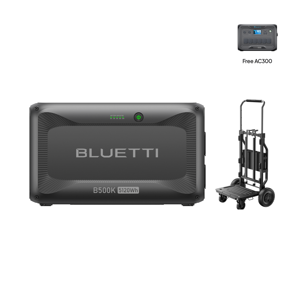 B500K + Trolley (Free AC300)