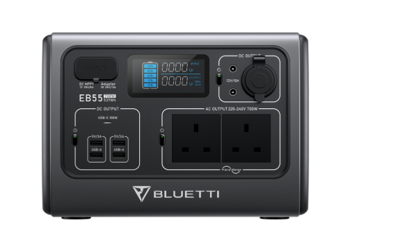BLUETTI ポータブル電源EB3A 268Wh 600W ほぼ未使用 BLUETTI ポータブル電源 EB3A スチールグレー 268Wh/600W 軽量