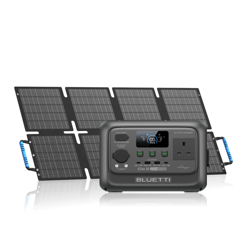 Elite 30 V2 + 60 W | 288 Wh Capacity | 60 W Solar Panel