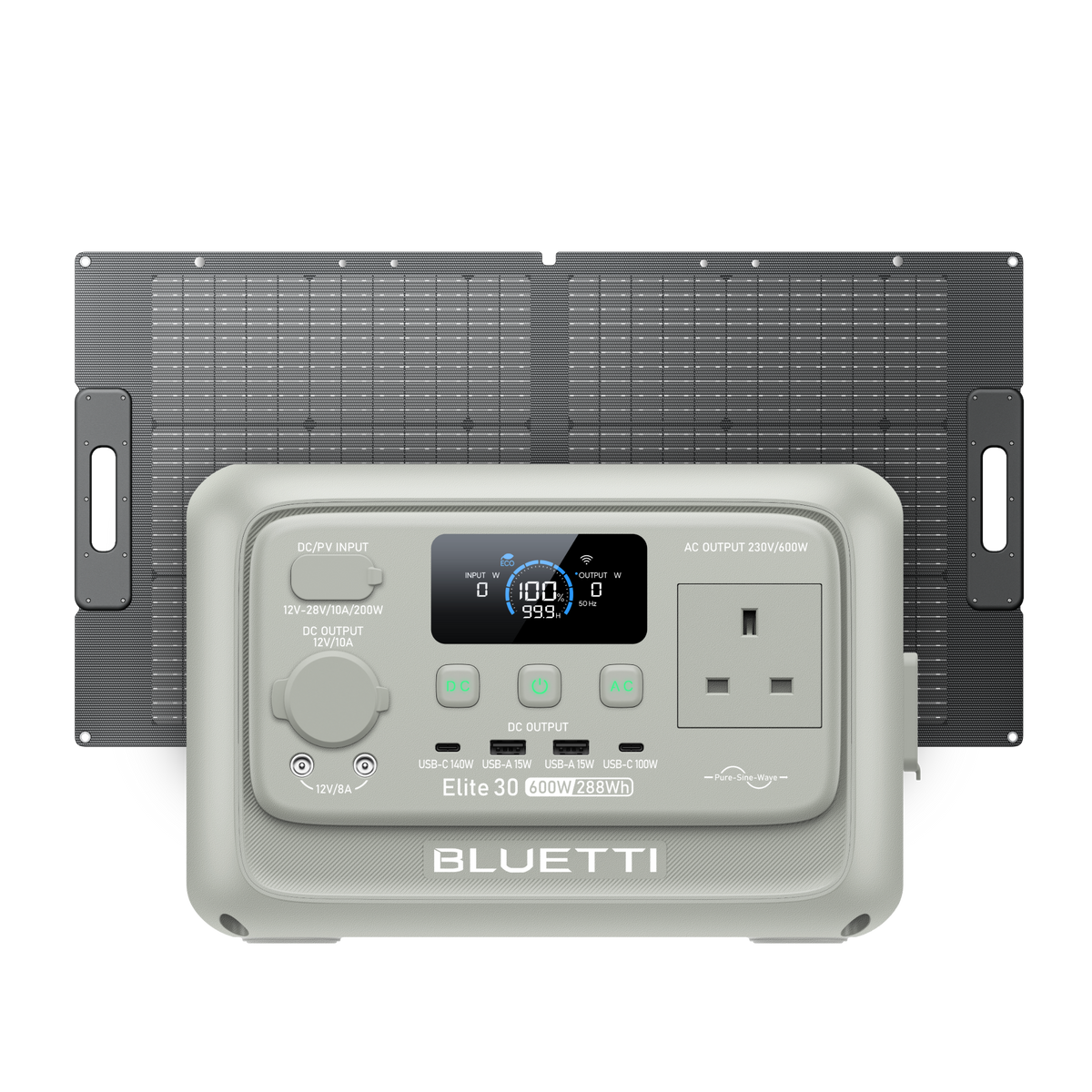 BLUETTI Elite 30 V2 Portable Power Station | 600W 288Wh