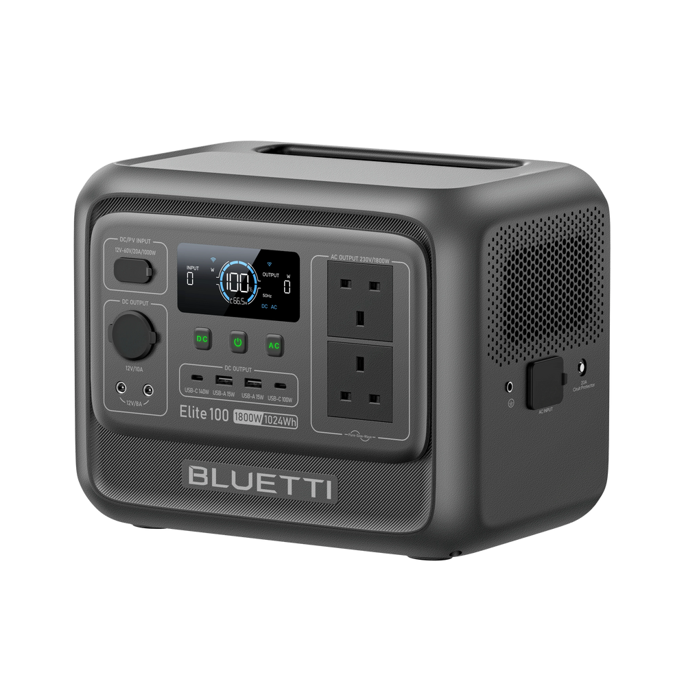 BLUETTI Elite 100 V2 Portable Power Station | 1,024Wh 1,800W