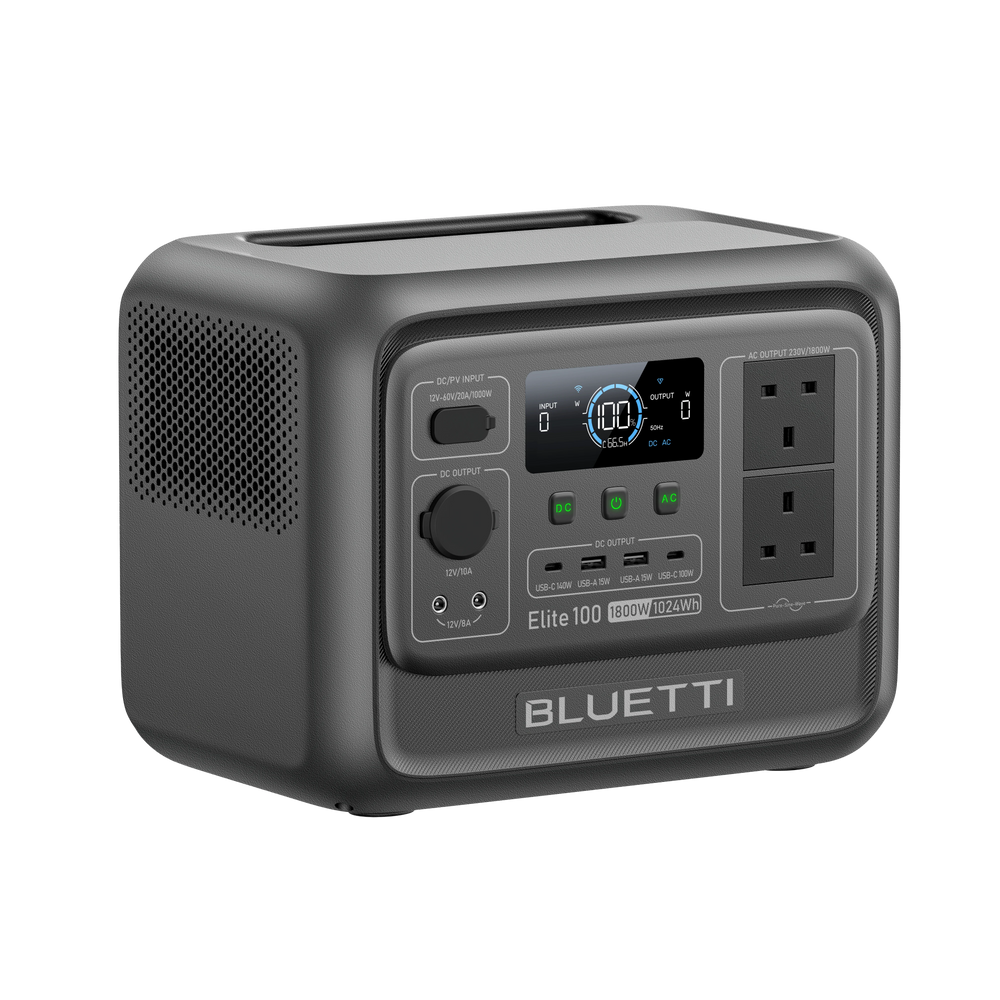 BLUETTI Elite 100 V2 Portable Power Station | 1,024Wh 1,800W