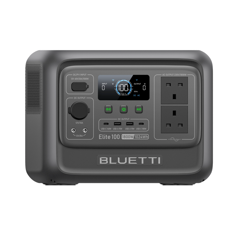 BLUETTI Elite 100 V2 Portable Power Station | 1,024Wh 1,800W