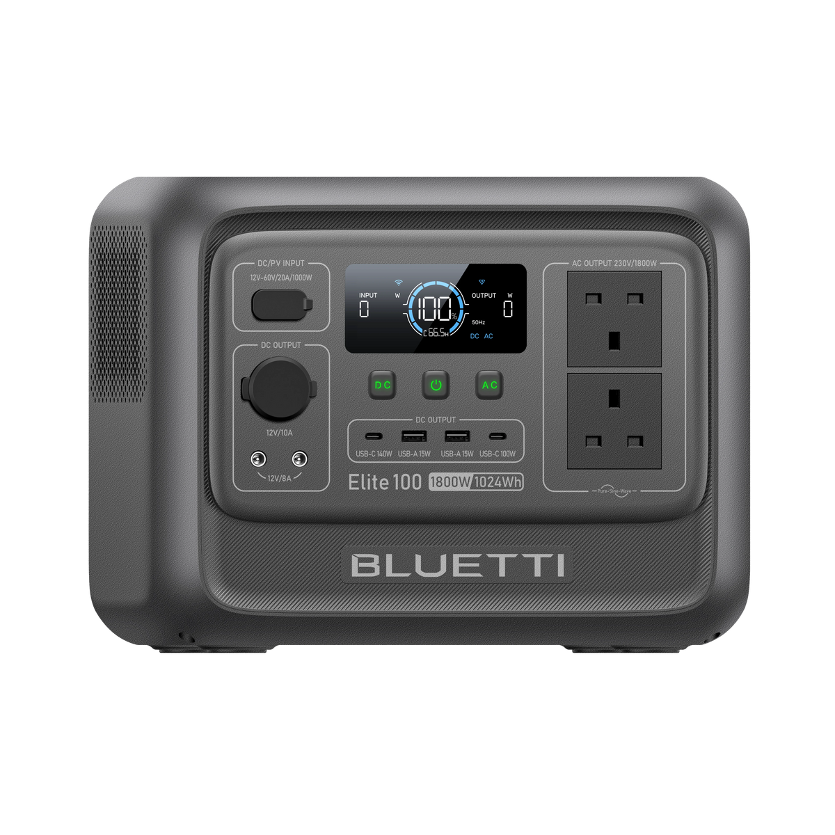BLUETTI Elite 100 V2 Portable Power Station | 1,024Wh 1,800W
