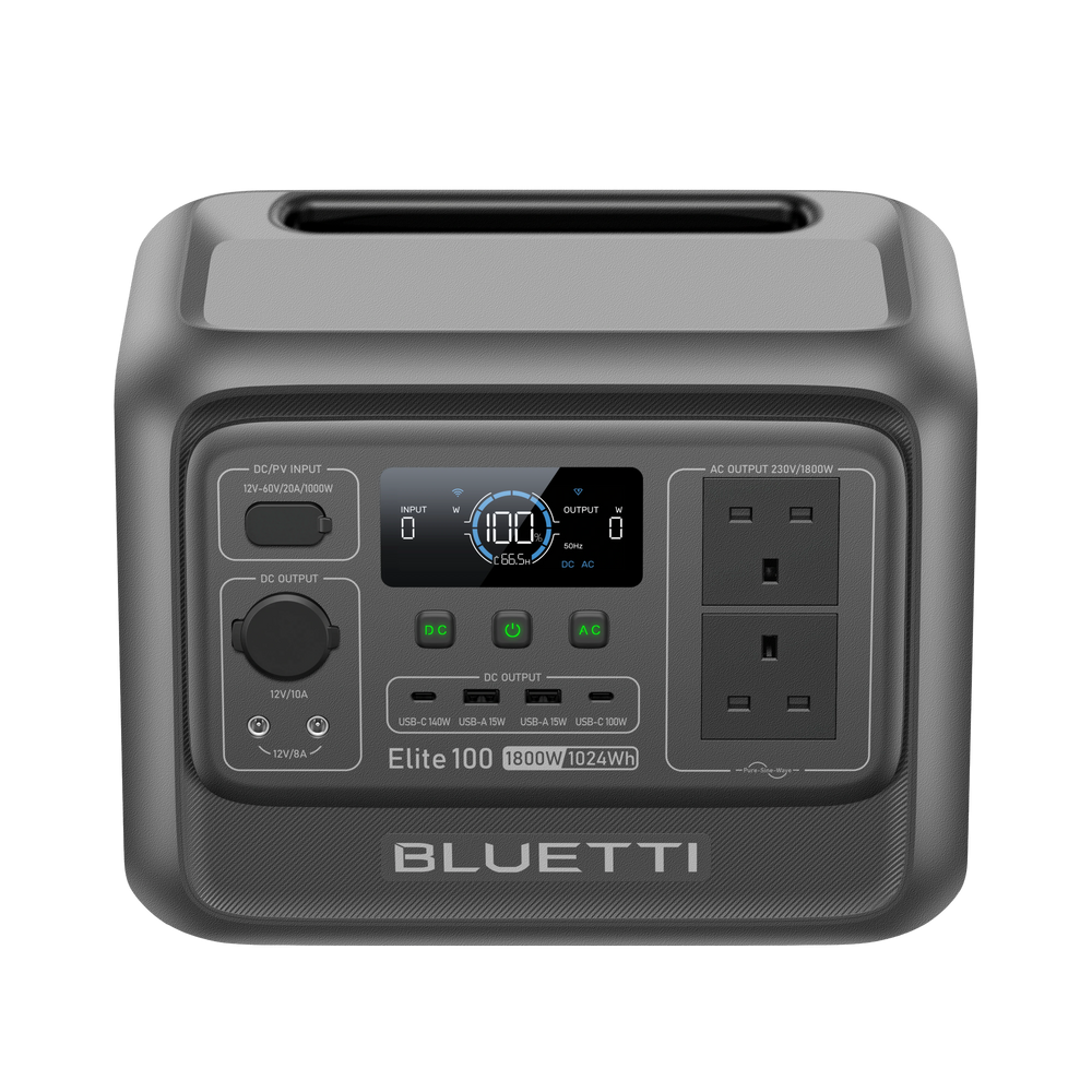 BLUETTI Elite 100 V2 Portable Power Station | 1,024Wh 1,800W