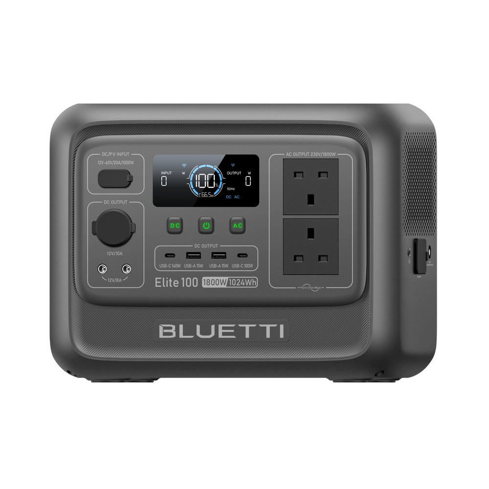 BLUETTI Elite 100 V2 Portable Power Station | 1,024Wh 1,800W