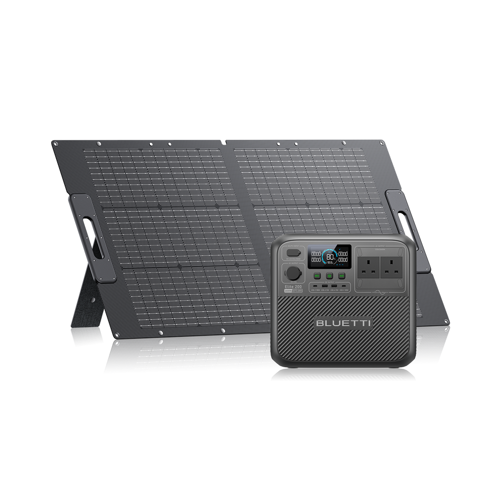 Elite 200 V2 + 100W | 2,073.6 Wh Capacity | 100 W Solar Panel