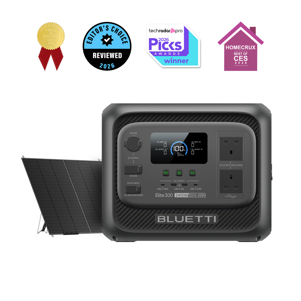 Elite 300 + 350 W | 3,014.4 Wh Capacity | 350 W Solar Panel
