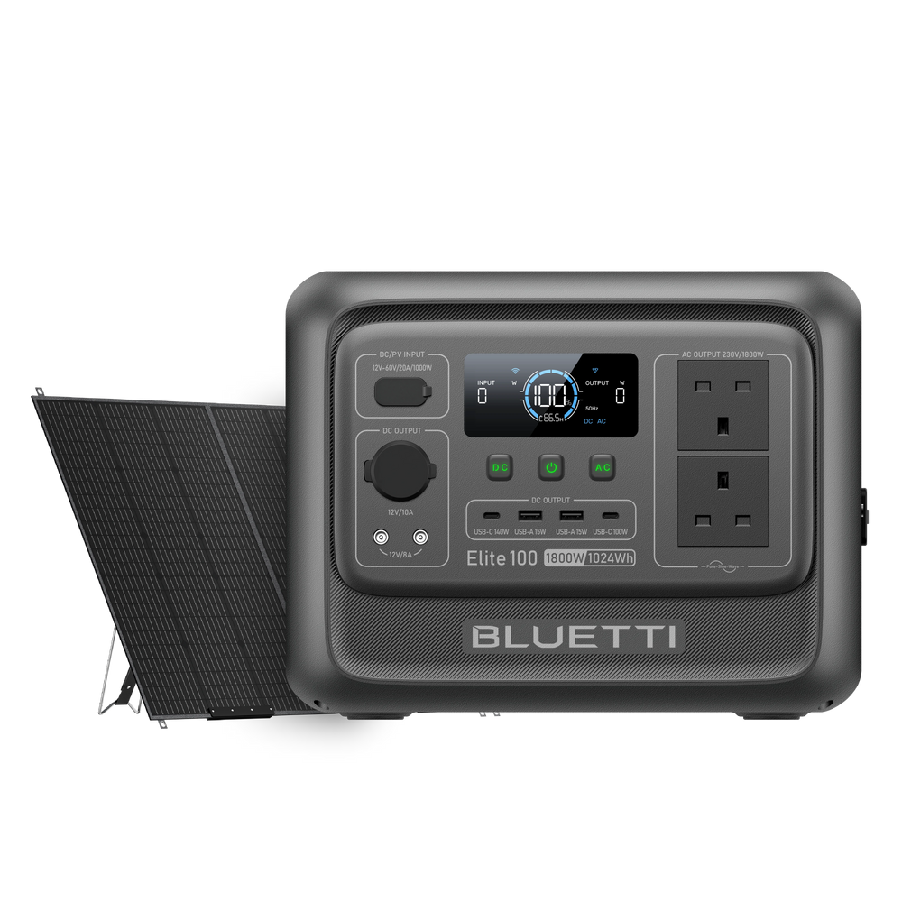 BLUETTI Elite 100 V2 Portable Power Station | 1,024Wh 1,800W