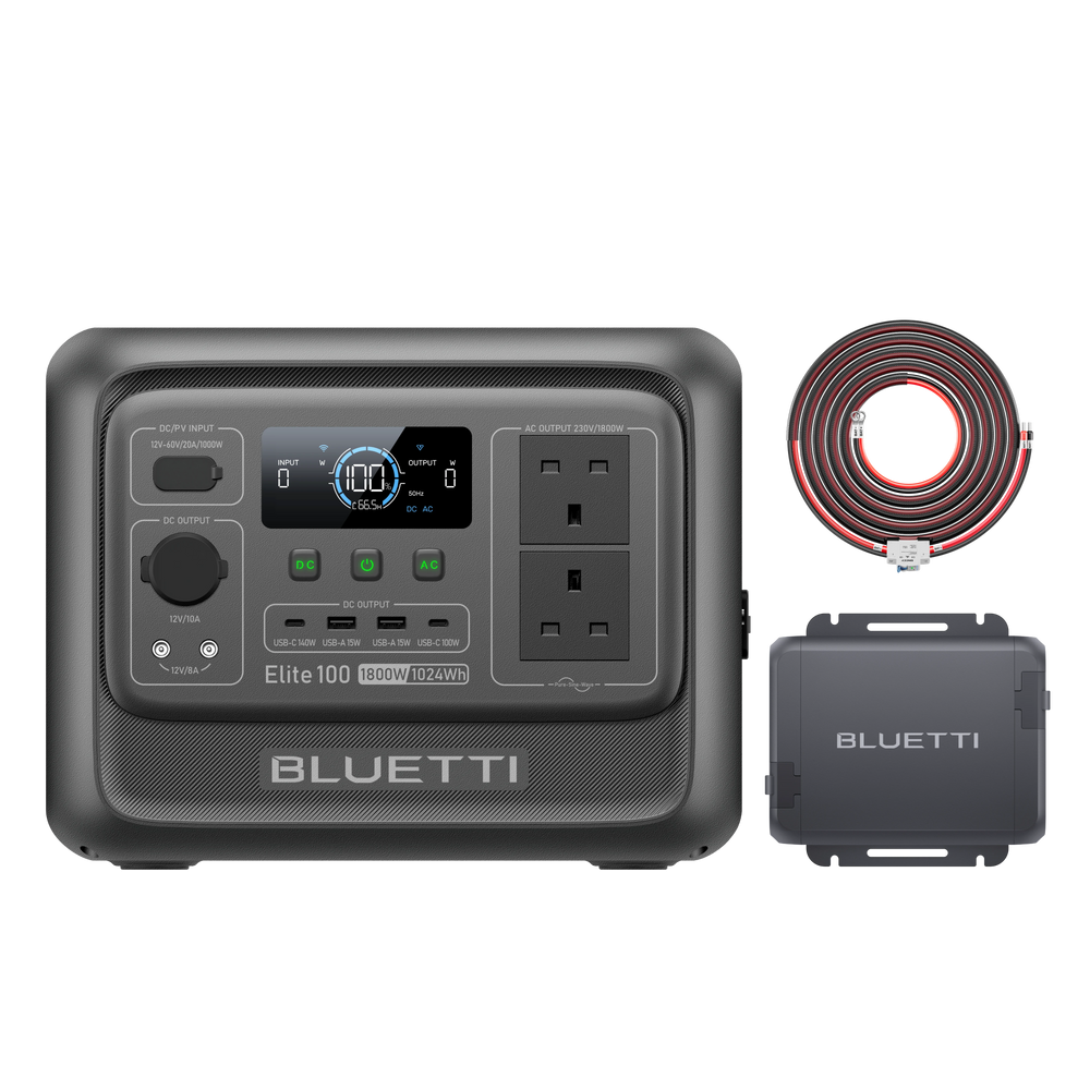 BLUETTI Elite 100 V2 Portable Power Station | 1,024Wh 1,800W