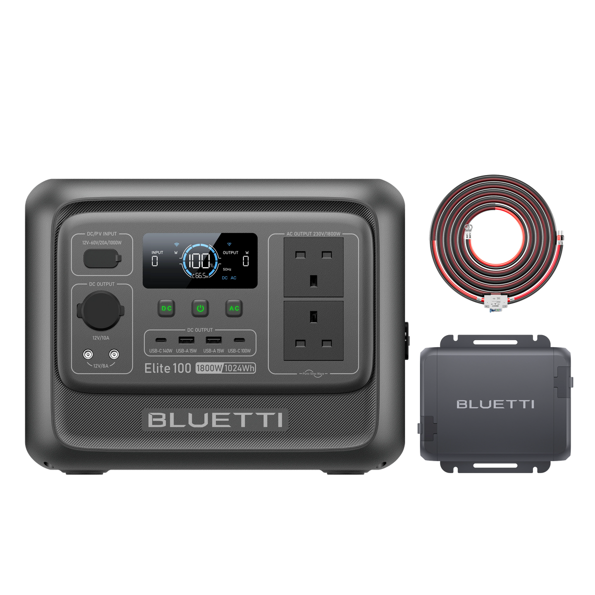 BLUETTI Elite 100 V2 Portable Power Station | 1,024Wh 1,800W