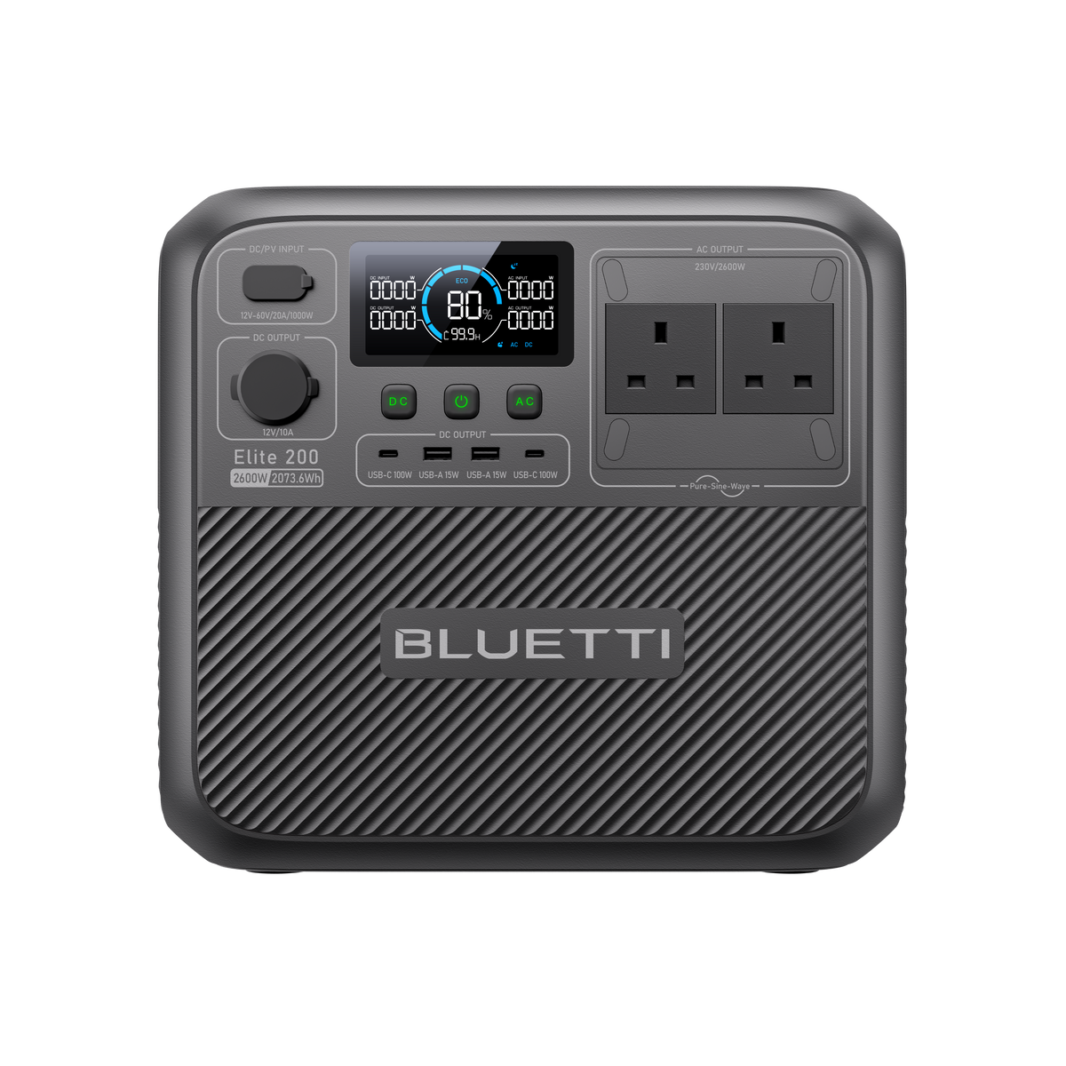 Elite 200 V2 Portable Power Station 2 073.6Wh 2 600W