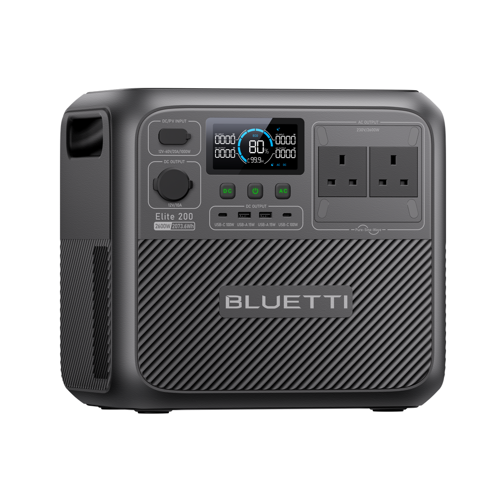 BLUETTI Elite 200 V2 Portable Power Station | 2,073.6Wh 2,600W