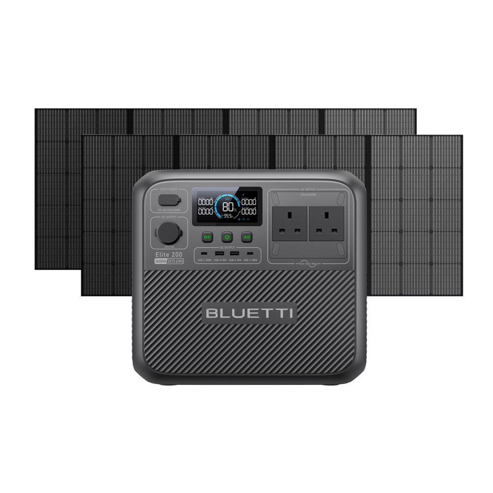BLUETTI Elite 200 V2 Portable Power Station | 2,073.6Wh 2,600W