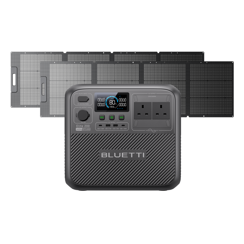 BLUETTI Elite 200 V2 Portable Power Station | 2,073.6Wh 2,600W