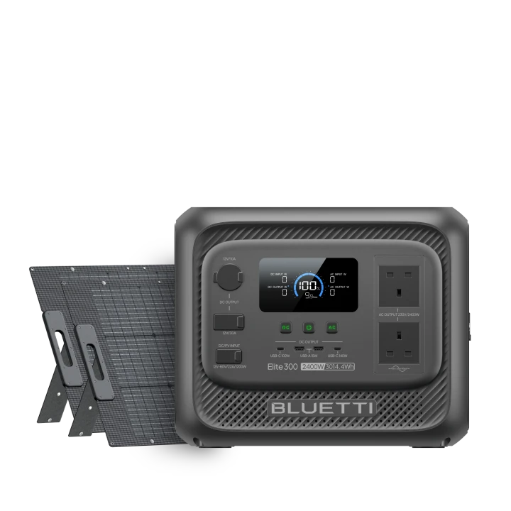 Elite 300 + 2*200 W | 3,014.4 Wh Capacity | 2*200 W Solar Panel