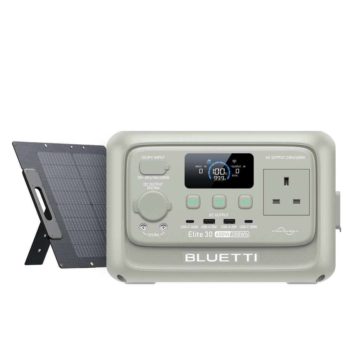 BLUETTI Elite 30 V2 Portable Power Station | 600W 288Wh