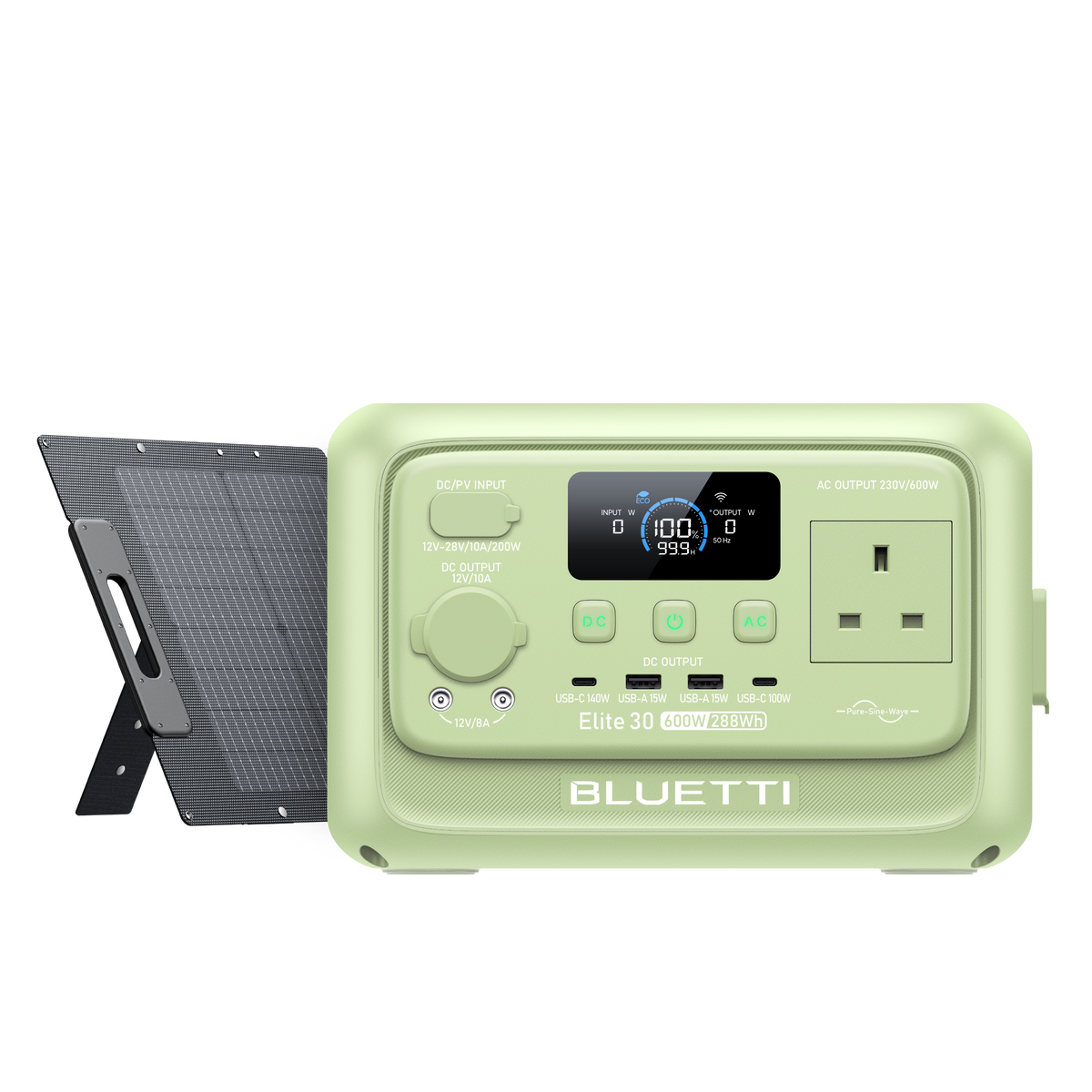 BLUETTI Elite 30 V2 Portable Power Station | 600W 288Wh