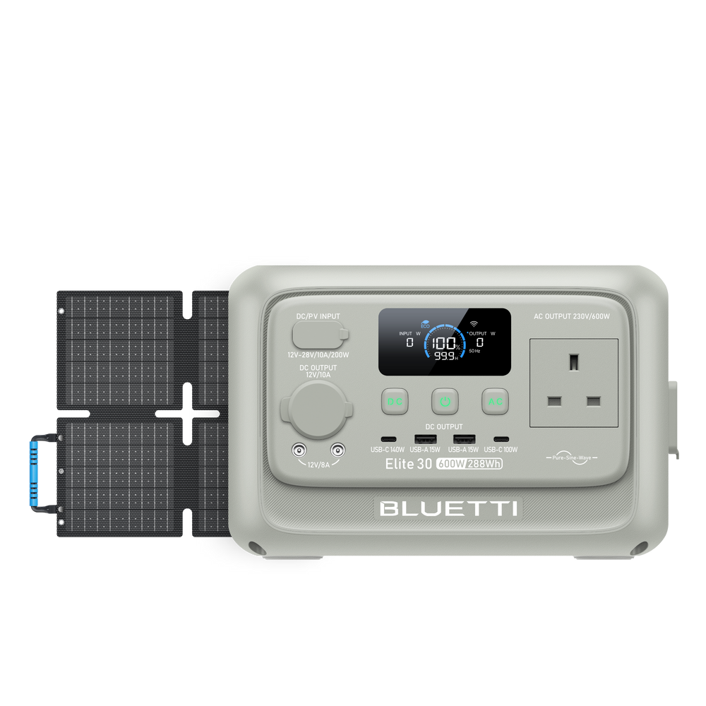 BLUETTI Elite 30 V2 Portable Power Station | 600W 288Wh
