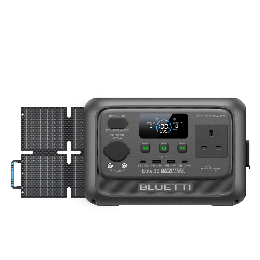 BLUETTI Elite 30 V2 Portable Power Station | 600W 288Wh