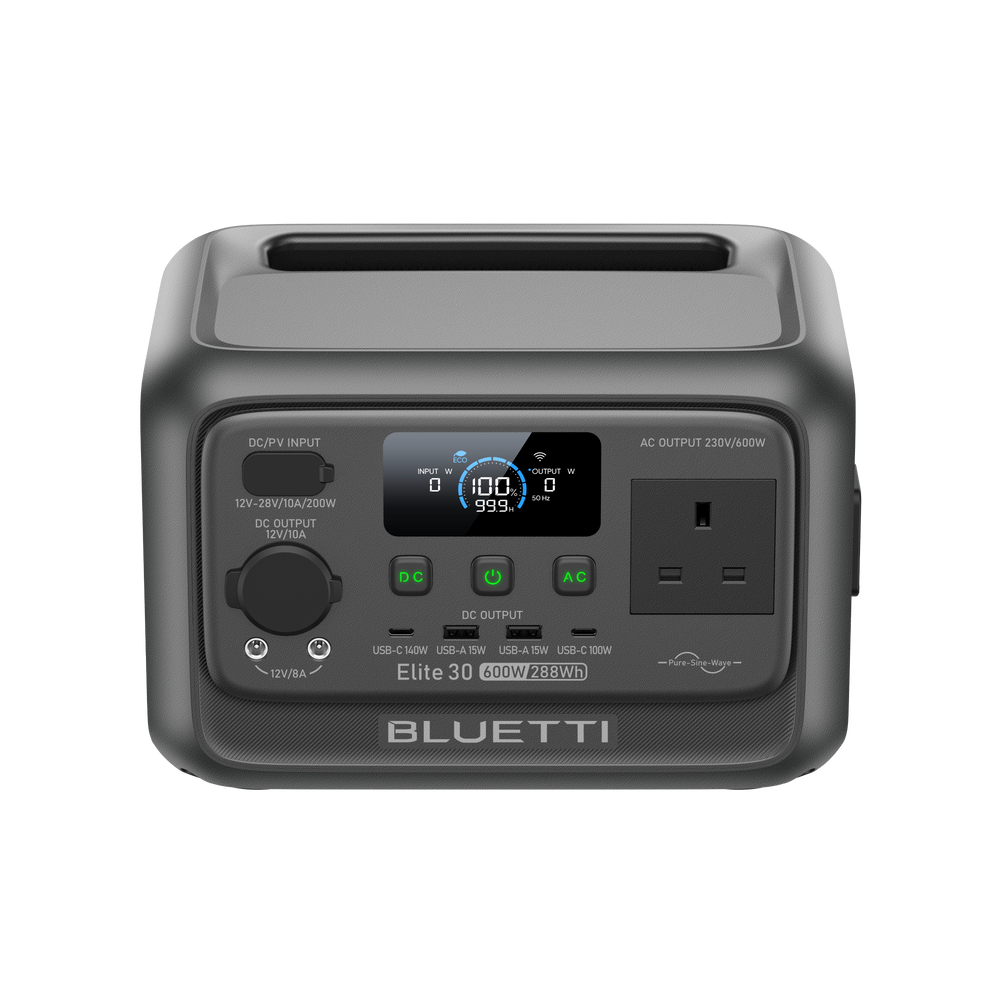 BLUETTI Elite 30 V2 Portable Power Station | 600W 288Wh