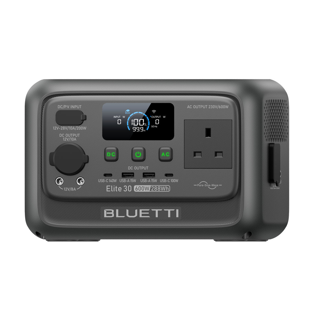 BLUETTI Elite 30 V2 Portable Power Station | 600W 288Wh