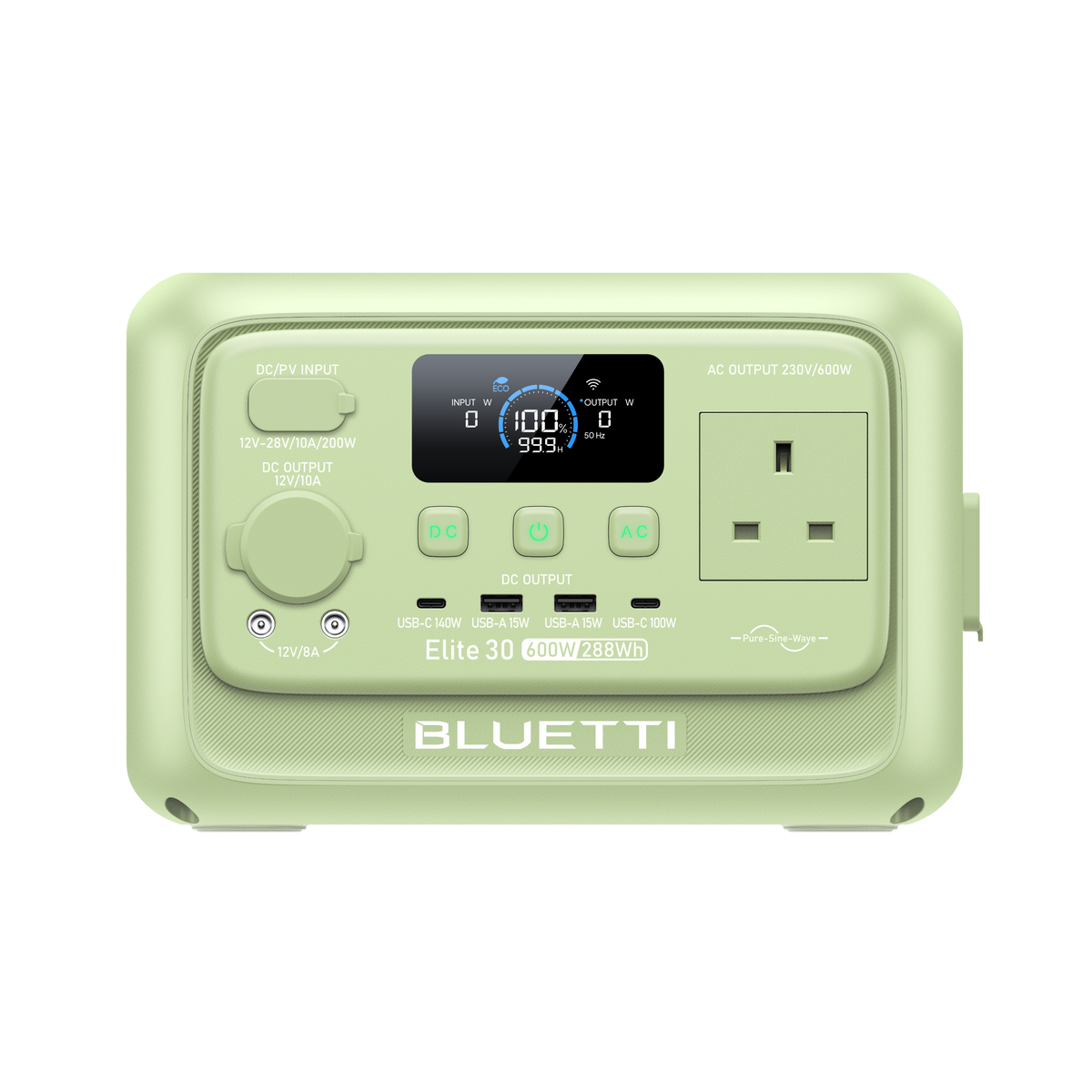 BLUETTI Elite 30 V2 Portable Power Station | 600W 288Wh