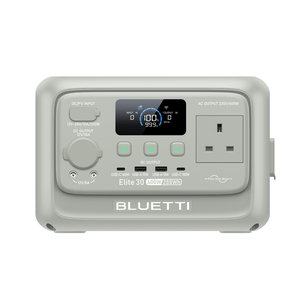 BLUETTI Elite 30 V2 Portable Power Station | 600W 288Wh