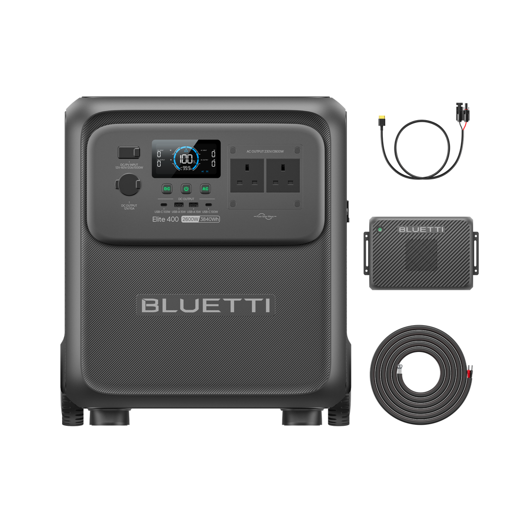 BLUETTI Elite 400 Portable Power Station | 2,600 W, 3,840 Wh
