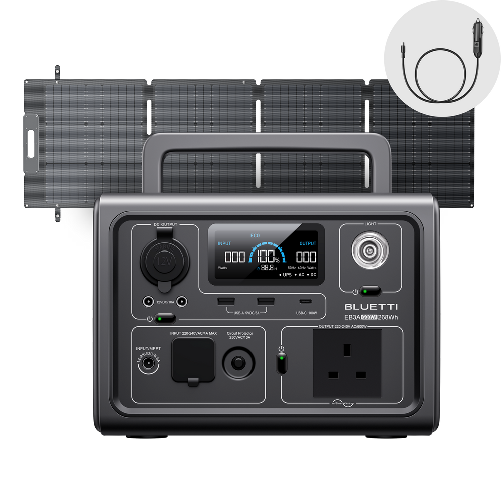 BLUETTI EB3A Portable Power Station | 600W 268Wh