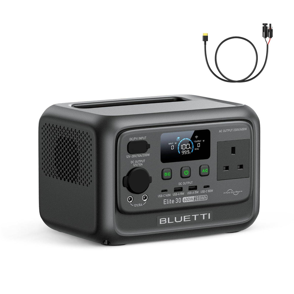 （Amazon）Portable BLUETTI Elite 30 V2 Power Station | 600 W 288 Wh