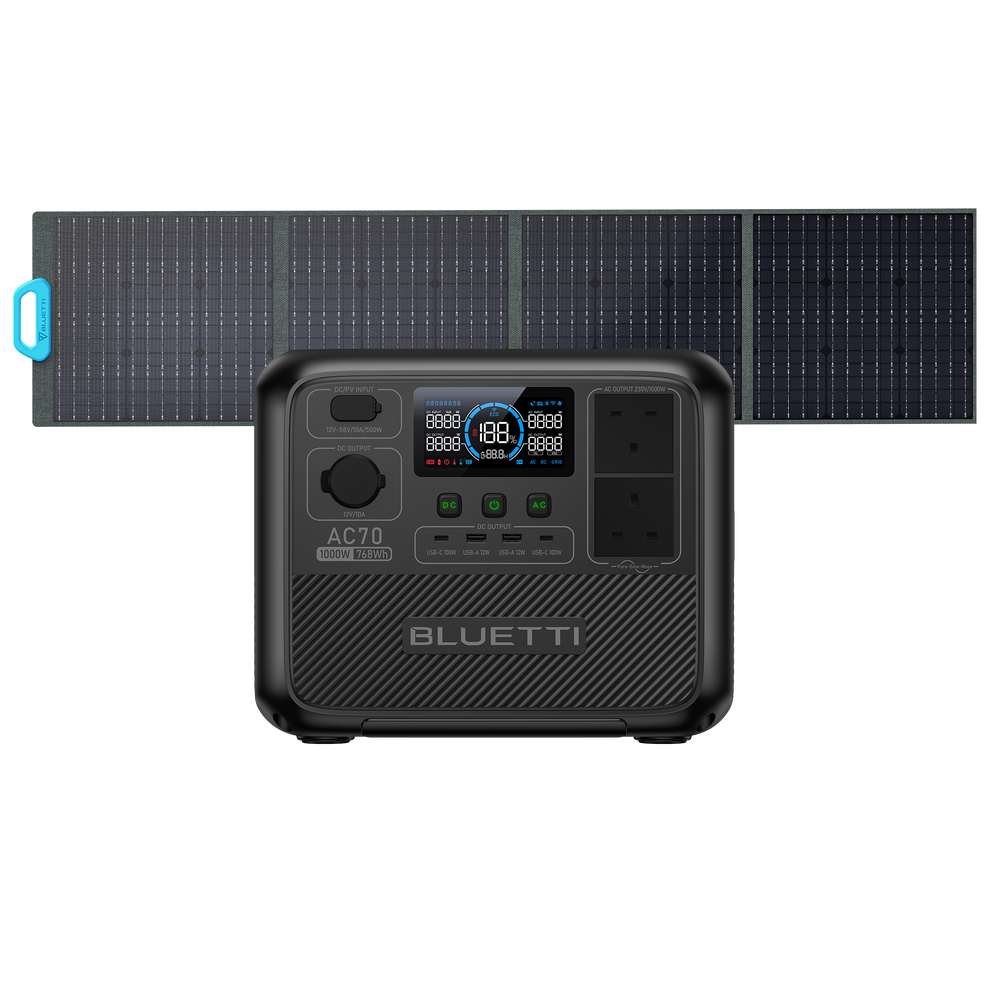 BLUETTI AC70 Power Station | 1,000W 768Wh (Amazon)