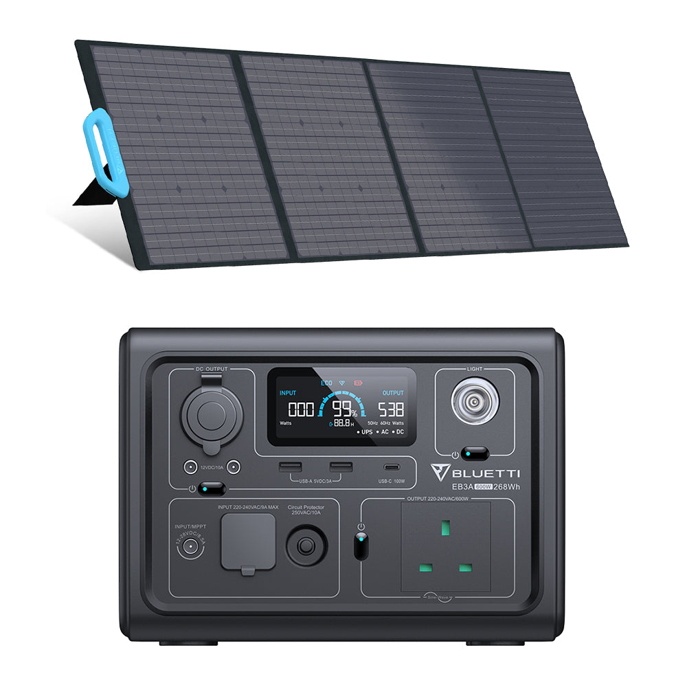 BLUETTI EB3A Portable Power Station | 600W 268Wh (Amazon)