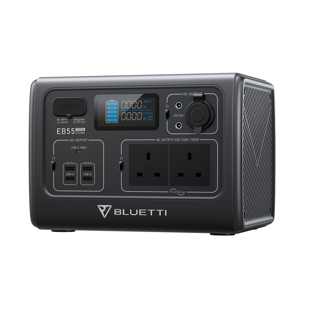 BLUETTI EB55 Portable Power Station | 700W 537Wh