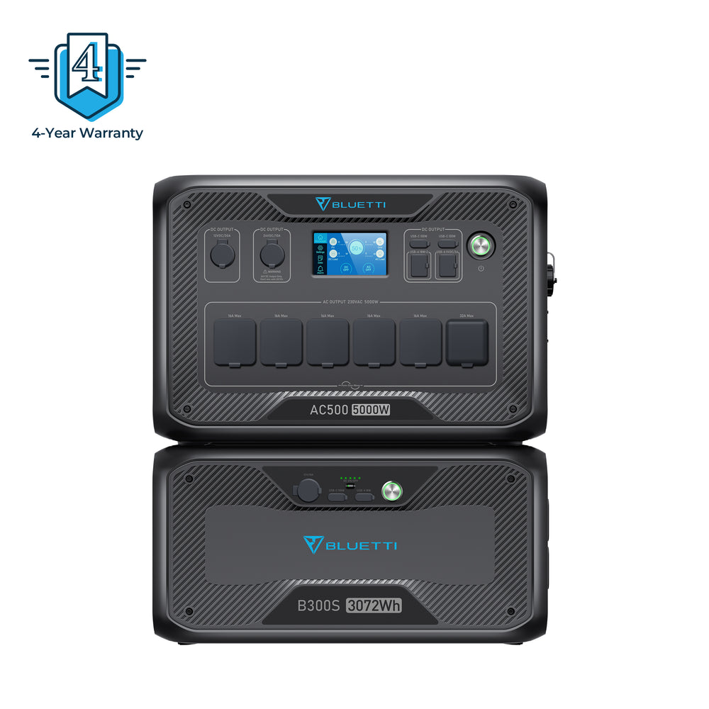 BLUETTI AC500 + B300K Home Battery Backup